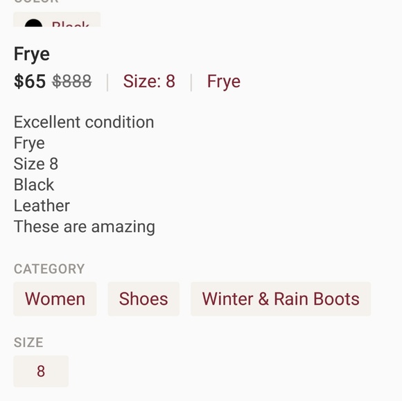 Frye - Picture 2 of 5